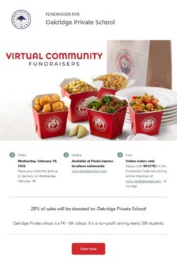 panda express fundraiser